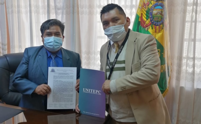 Convenio entre UNITEPC y el Instituto Técnico Comercial La Paz
