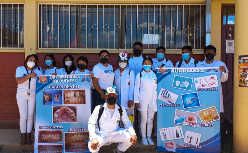 Los estudiantes de tres carreras de salud de la Universidad Técnica Privada Cosmos (UNITEPC) proporcionaron atención gratuita en salud a personas vulnerables de Tolata